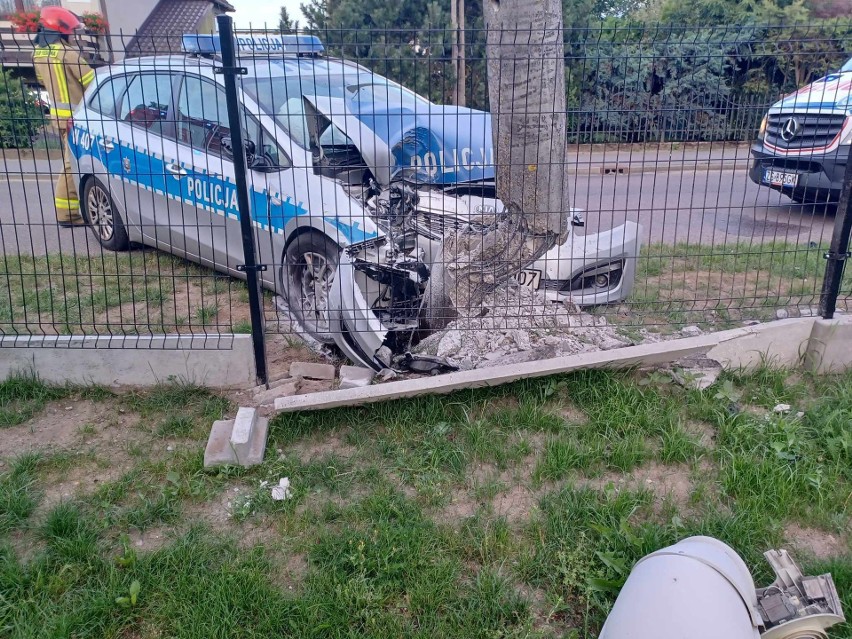 Do groźnego wypadku z udziałem radiowozu doszło w Podańsku w...