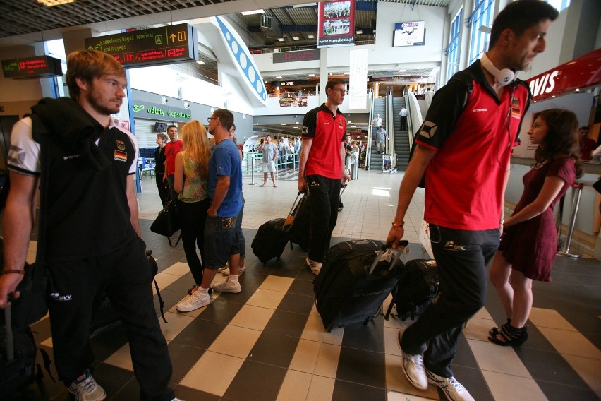 FIVB Mistrzostwa Świata w siatkówce 2014: Niemcy i Finowie już w Katowicach [ZDJĘCIA]