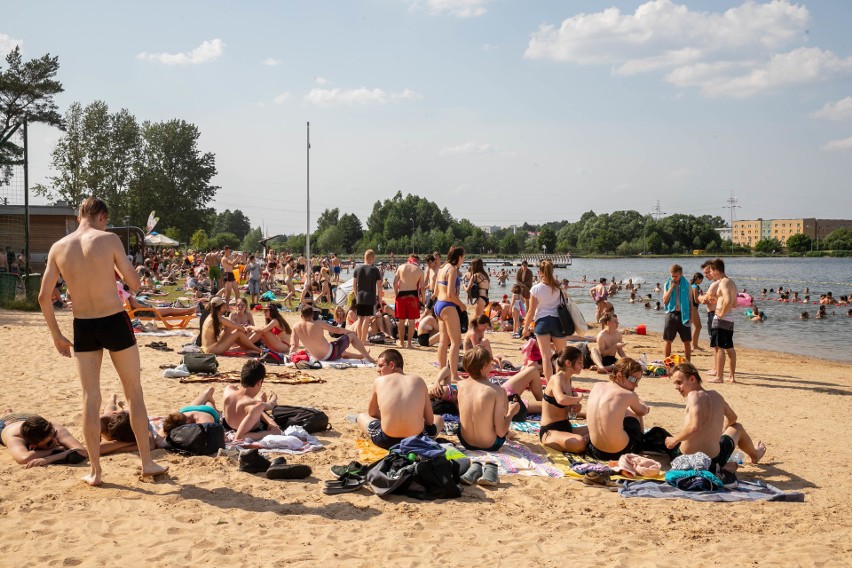 Plaża Miejska Dojlidy w Białymstoku zanotowała rekord odwiedzin w czerwcu (zdjęcia)