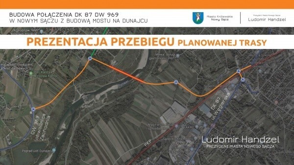 Nowy Sącz. Zielone światło dla prezydenckiego wariantu obwodnicy i mostu na Dunajcu