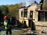 Pożar budynku gospodarczego w Barcicach. Z ognia nie uciekły nawet gołębie