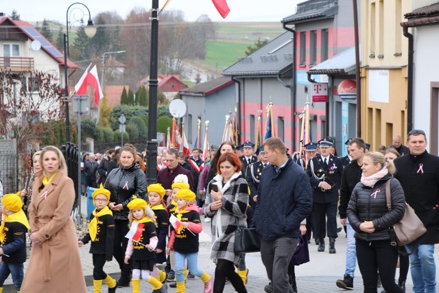 Tłumy mieszkańców uczestniczyły w obchodach Święta Niepodległości w Wodzisławiu.