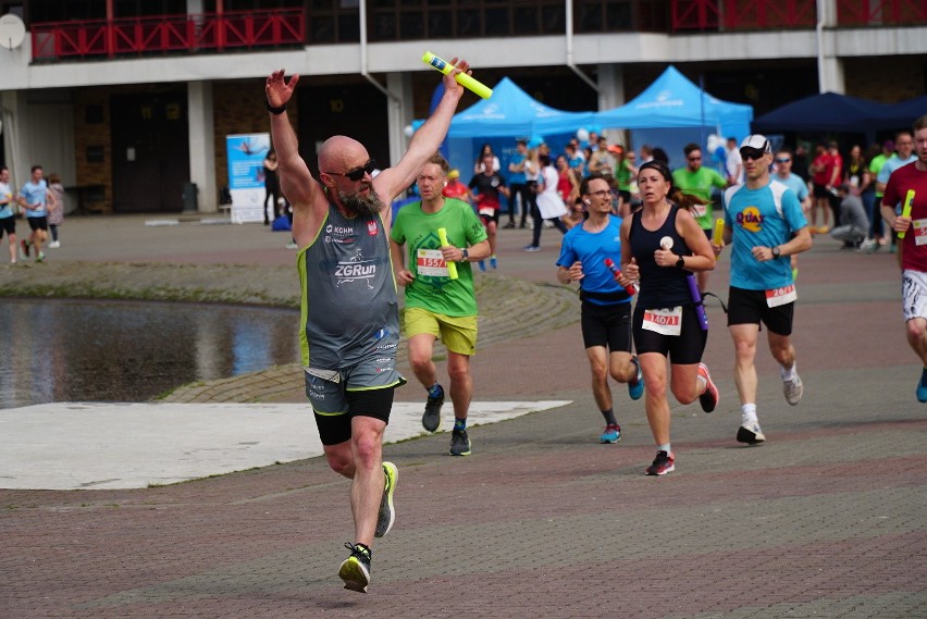 Sztafeta Ekiden nad poznańską Maltą.