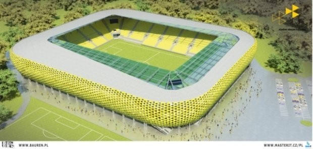 Jest projekt stadionu GKS Katowice [WIZUALIZACJE]