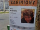 Max Kołatka wciąż zaginiony. Szuka go rodzina, przyjaciele i policja