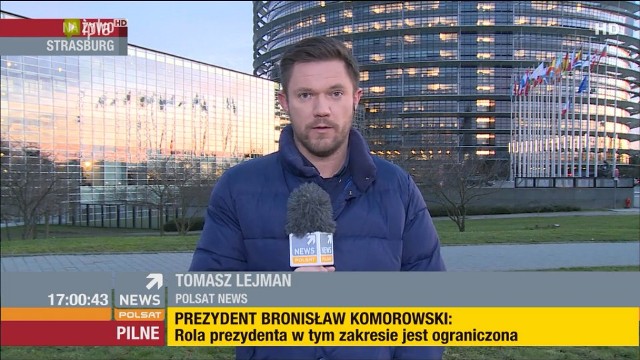 Tomasz Lejman, dziennikarz Polsat News