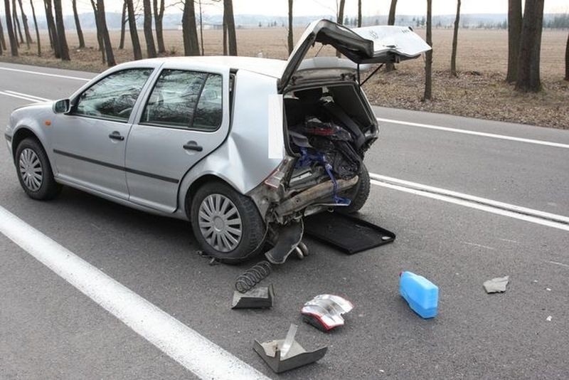 Na jezdni prowadzone były roboty drogowe i w tym czasie ruch...