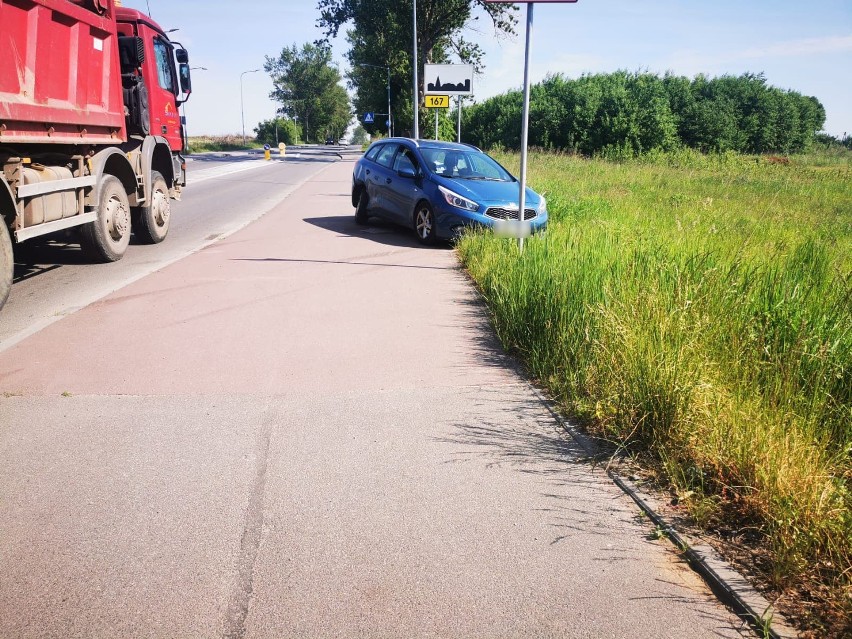 Na ulicy Połczyńskiej, tuż przed Konikowem, zderzyły się dwa...