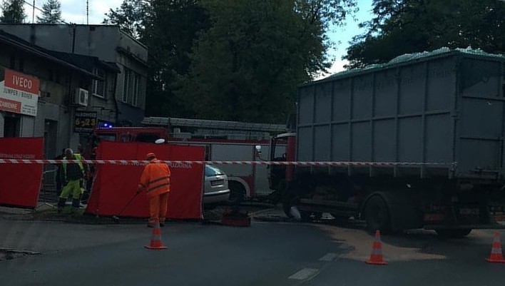 Wypadek w Miechowicach: Kierowca w ciężkim stanie w szpitalu