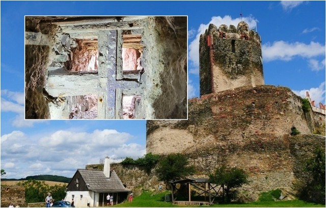 W Zamku Bolków odkryto okno, które ma 734 lata.