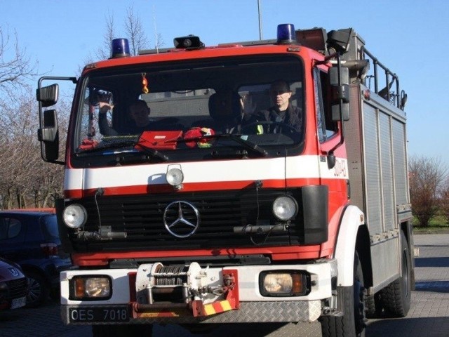 Strażacy odebrali sygnał o godzinie 11.20.