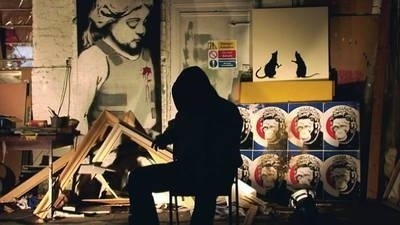 Banksy w sklepie z pamiątkami Fot. Gutek Film