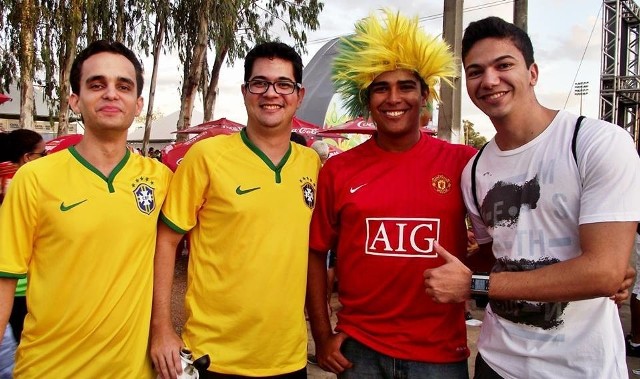 Pablo na meczu Brazylia - Meksyk w Cuiabie