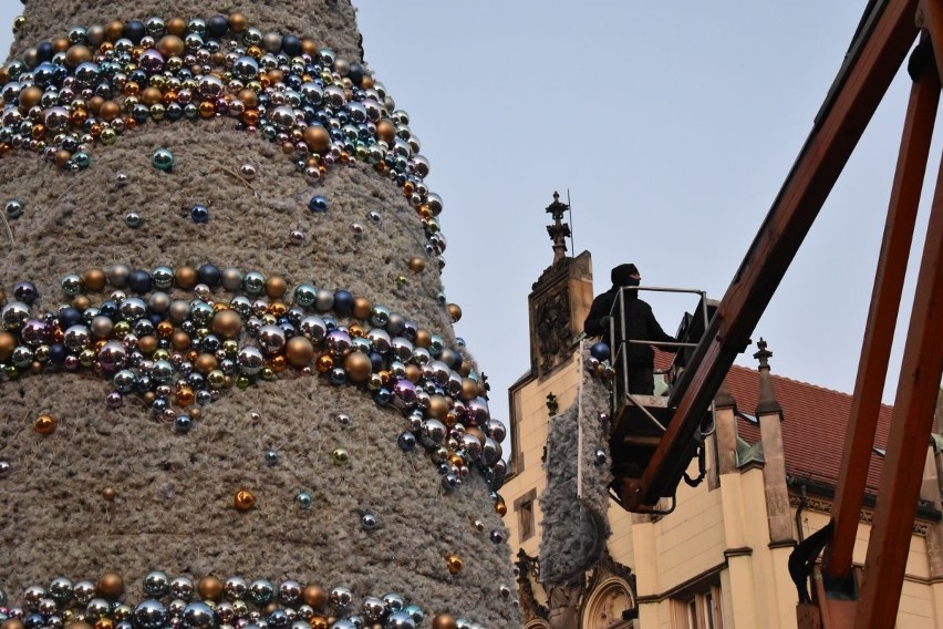 Choinka na wrocławskim  Rynku