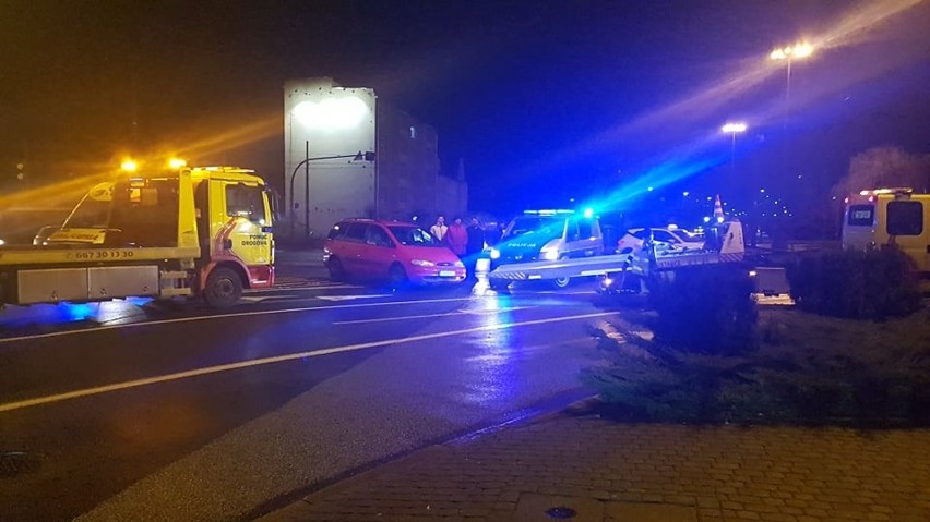 Na rondzie Jagiellonów w Bydgoszczy doszło do wypadku, w...