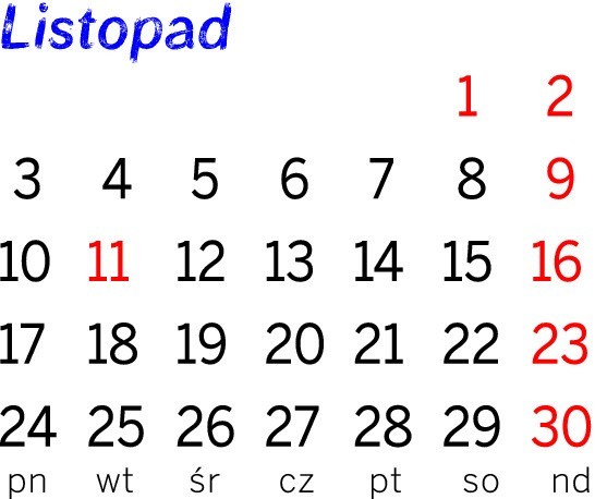 Kalendarz szkolny 2014/2015:...