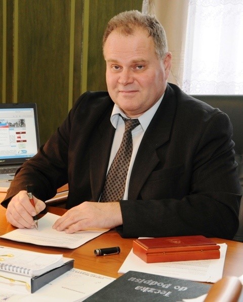 Burmistrz Myśliborza Leszek Wierucki