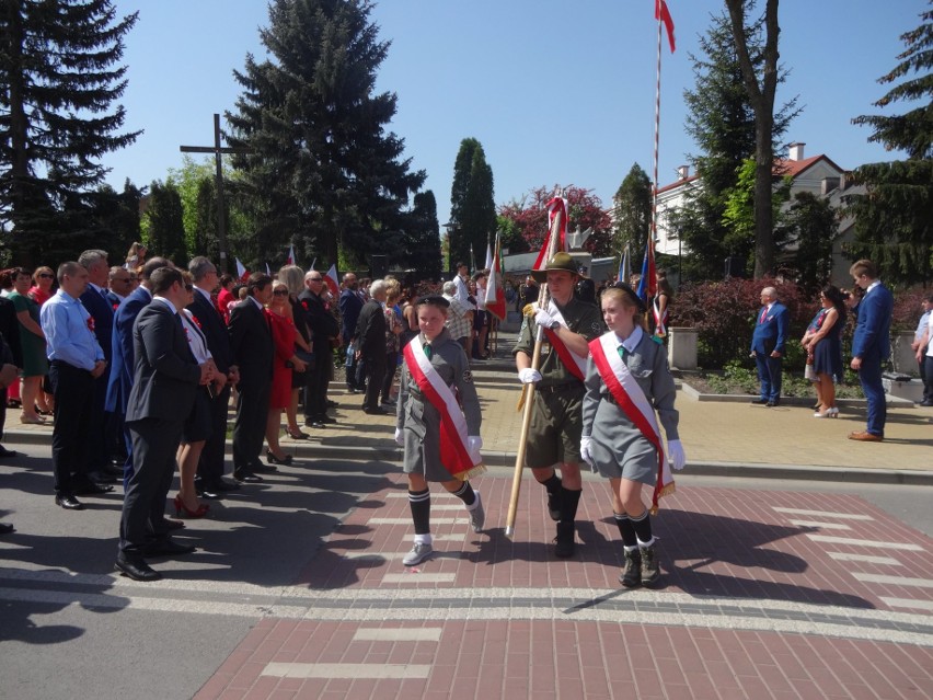 Patriotyczne obchody rocznicy Konstytucji 3 Maja w Zwoleniu.