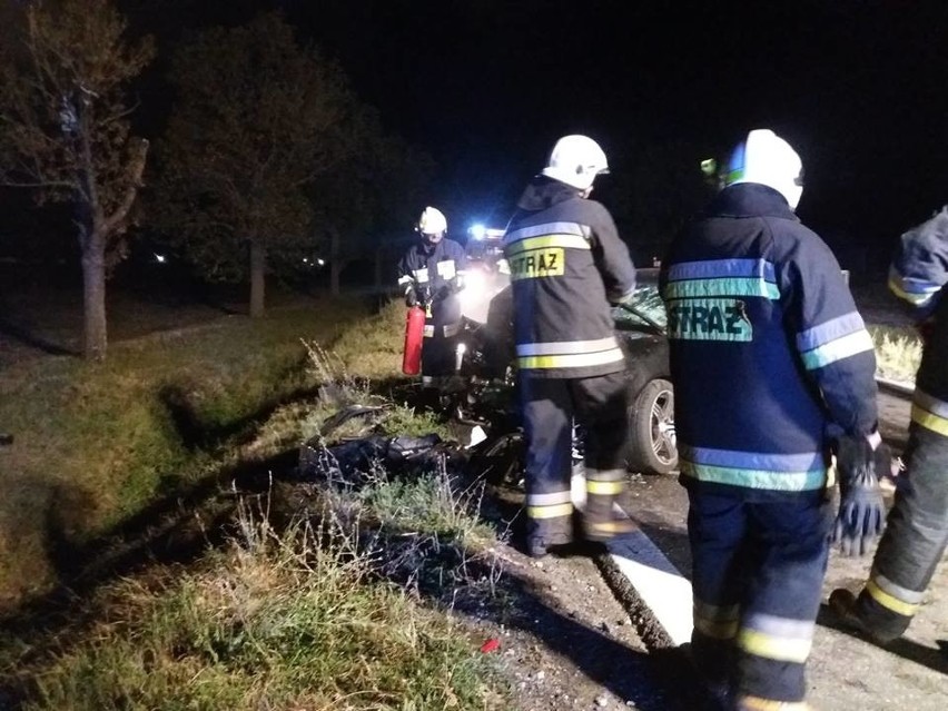 Groźny wypadek pod Wrocławiem. Dwie osoby ranne