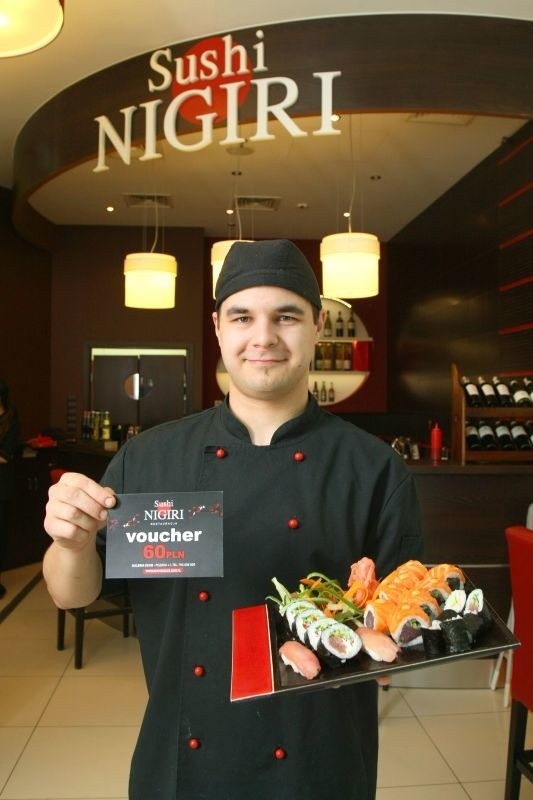Andrzej Salomon z restauracji „Sushi Nigiri” zachęca do...