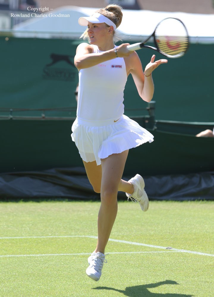 Martyna Kubka na kortach Wimbledonu