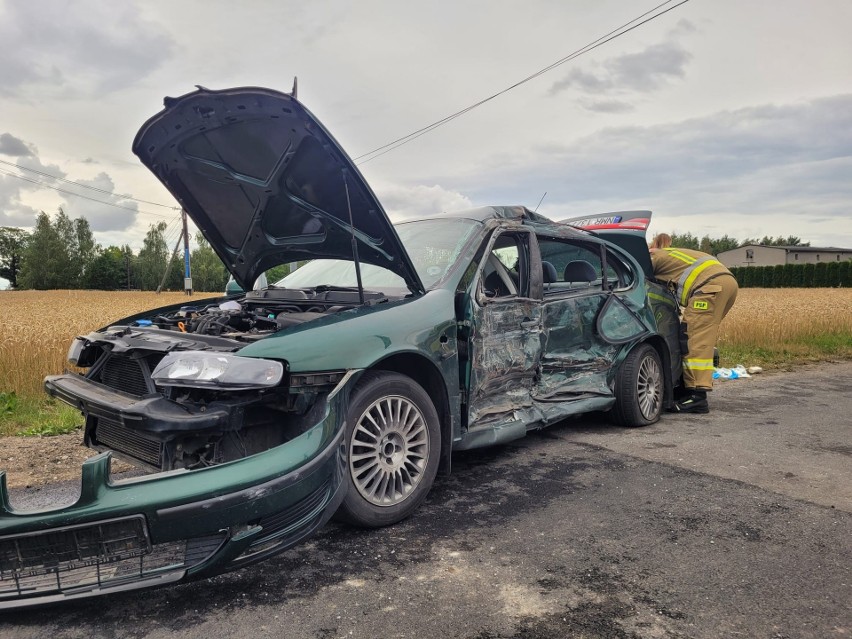 W wyniku zderzenia trzech pojazdów w gminie Chełmża jedna...