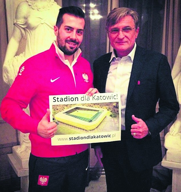 Trener Adam Nawałka popiera projekt "Stadion dla Katowic"