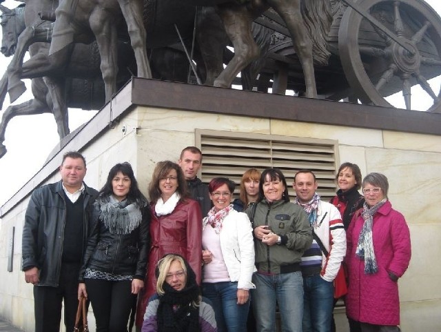 Nauczyciele z Zespołu Szkół w Ulanowie podczas wizyty w niemieckim mieście Salzgitter.