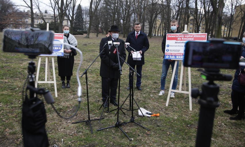 Rzeszów: Konferencja prasowa Marcina Warchoła i Tadeusza Ferenca [ZDJĘCIA]