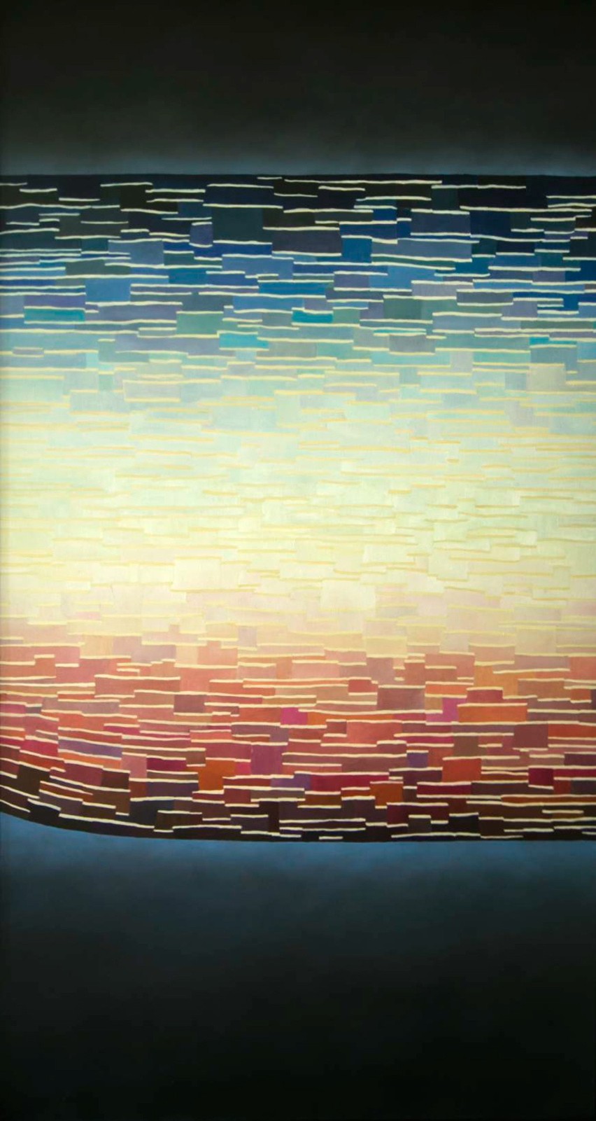 Pejzaż I , olej , płótno, 150x80 cm, 2015
