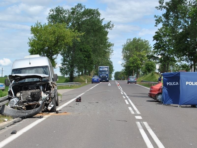 Śmiertelny wypadek na DK 61