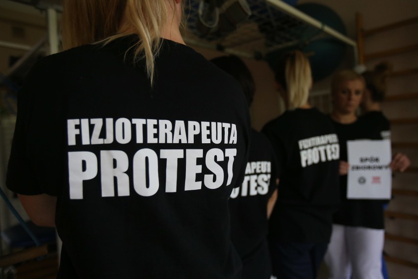 Ogólnopolski protest fizjoterapeutów i diagnostów...