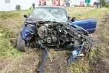 Korycin. Pijany kierowca bmw spowodował wypadek na DK 8 (zdjęcia)