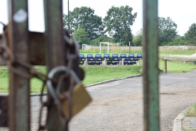 Dziś stadion Odry Koźle był zamknięty.