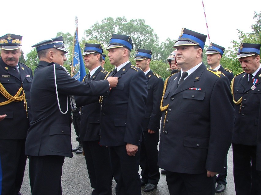 Dzień strażaka w Komendzie Miejskiej PSP w Katowicach: Minister wyróżniła bohaterów [ZDJĘCIA]