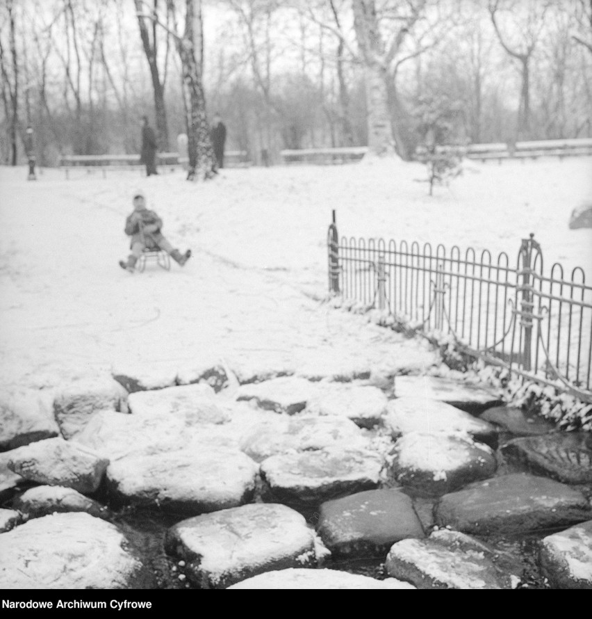 Zima w Łazienkach Królewskich (1967-1968).