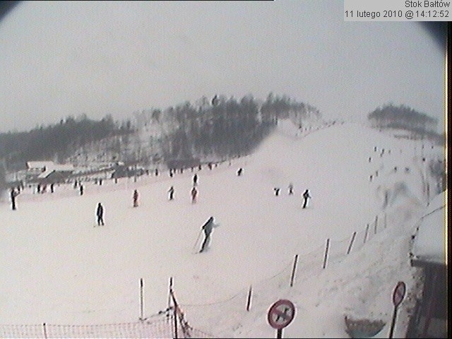W Bałtowie narciarzy nie brakuje od rana.