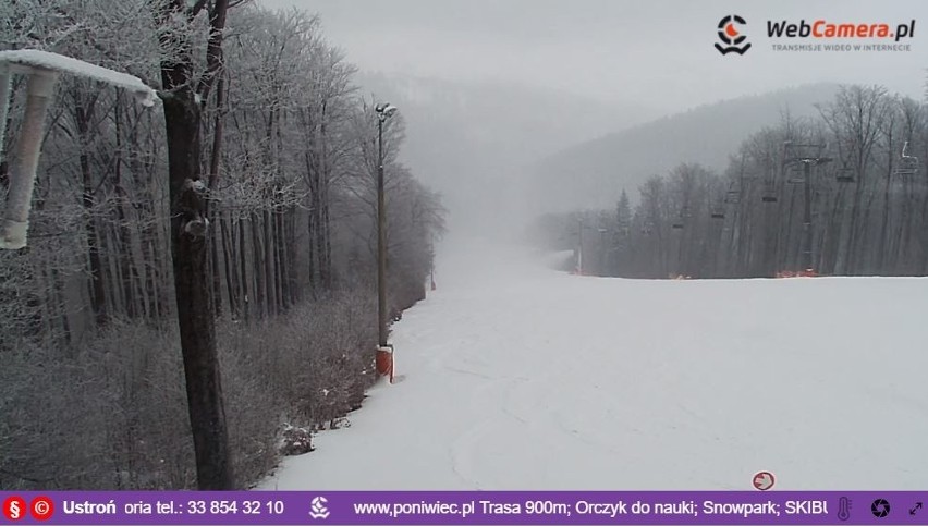 Warunki na trasie dobre, pokrywa śnieżna 30-60 cm.