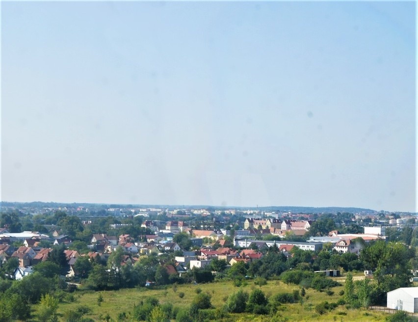 Malbork z wysokości. Zobaczcie panoramę Malborka z miejscowego elewatora! ZDJĘCIA