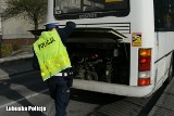 Policjanci z Krosna Odrzańskiego i Gubina kontrolują autokary przed podróżą