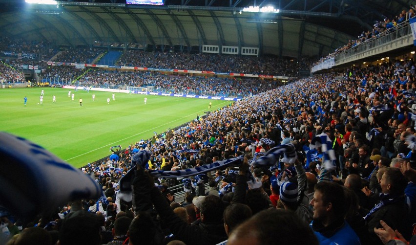 Lech Poznań - Manchester City widziany z trybun