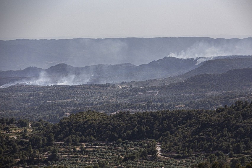 Pożary w prowincji Ribera d'Ebre