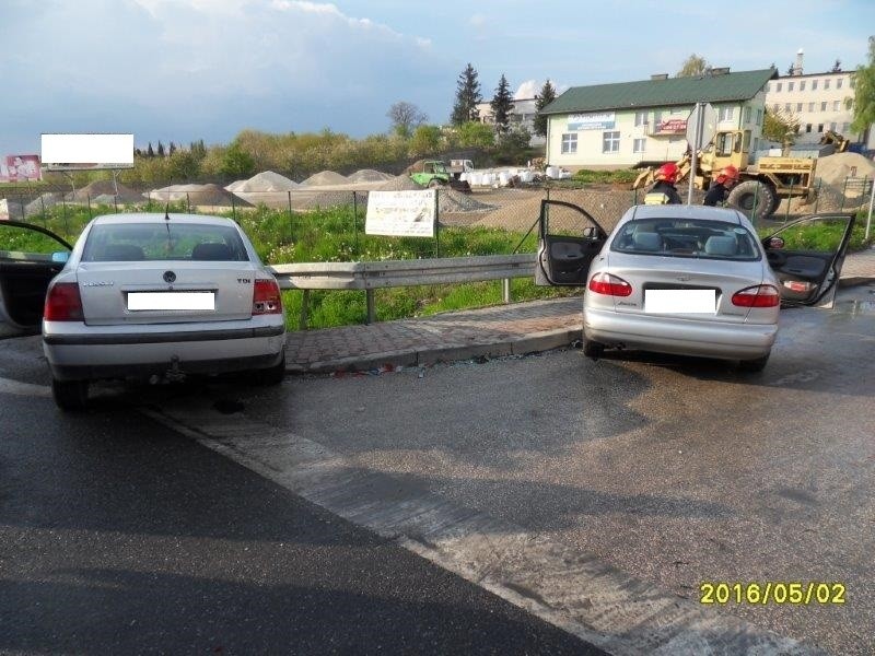 Wypadek w Busku. Są ranni