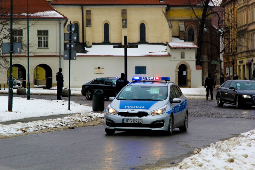 Kraków. Szczyt Premierów Państw Grupy Wyszehradzkiej zabezpieczało 700 policjantów [ZDJĘCIA]