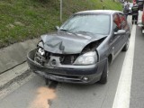 Wypadek w Tczewie. Na krajowej "91" zderzyło się pięć samochodów 