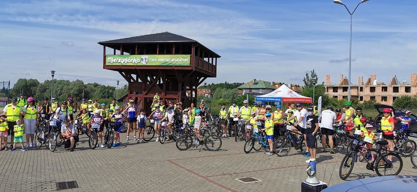 Rowerzyści z Gryfusa podczas Mierzyńskiego Rajdu Rodzinnego [GALERIA]