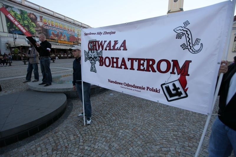 Manifestacja nacjonalistów