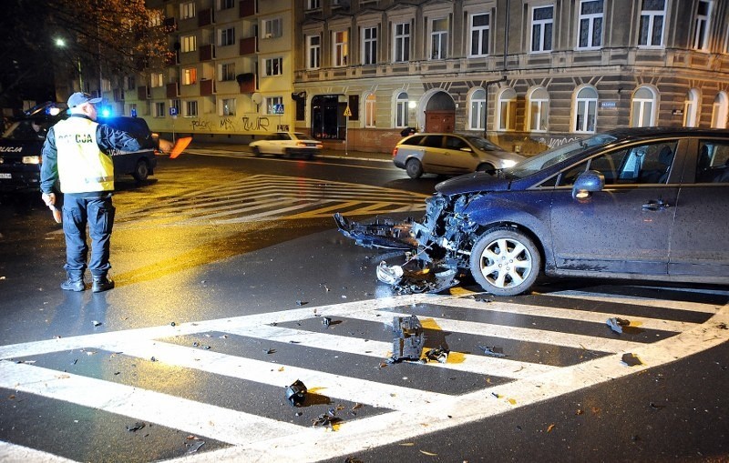 Wypadek na Mazurskiej w Szczecinie
