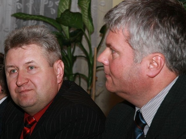 Zbigniew Smejlis (z lewej) ubiega się o mandat posła. Rekomendował go m.in. przewodniczący powiatowego SLD Tomasz Reszel, choć decyzja wywołała sporo zamieszania w partii.