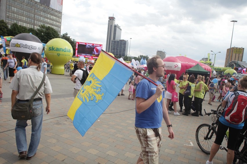 Żółto-niebieski Tour de Pologne? Śląskich flag było mało